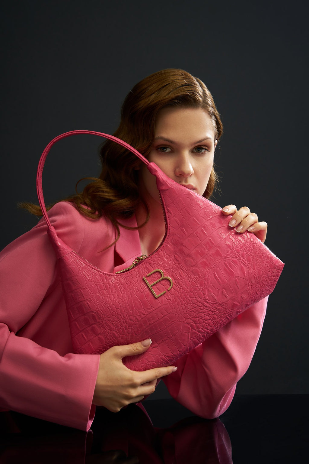 505 - Croco Fuchsia