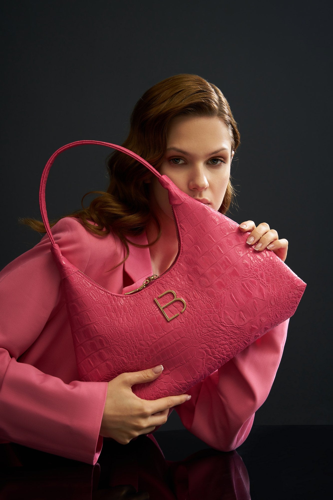 505 - Croco Fuchsia
