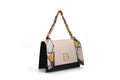 918 - Cream, Dark Blue