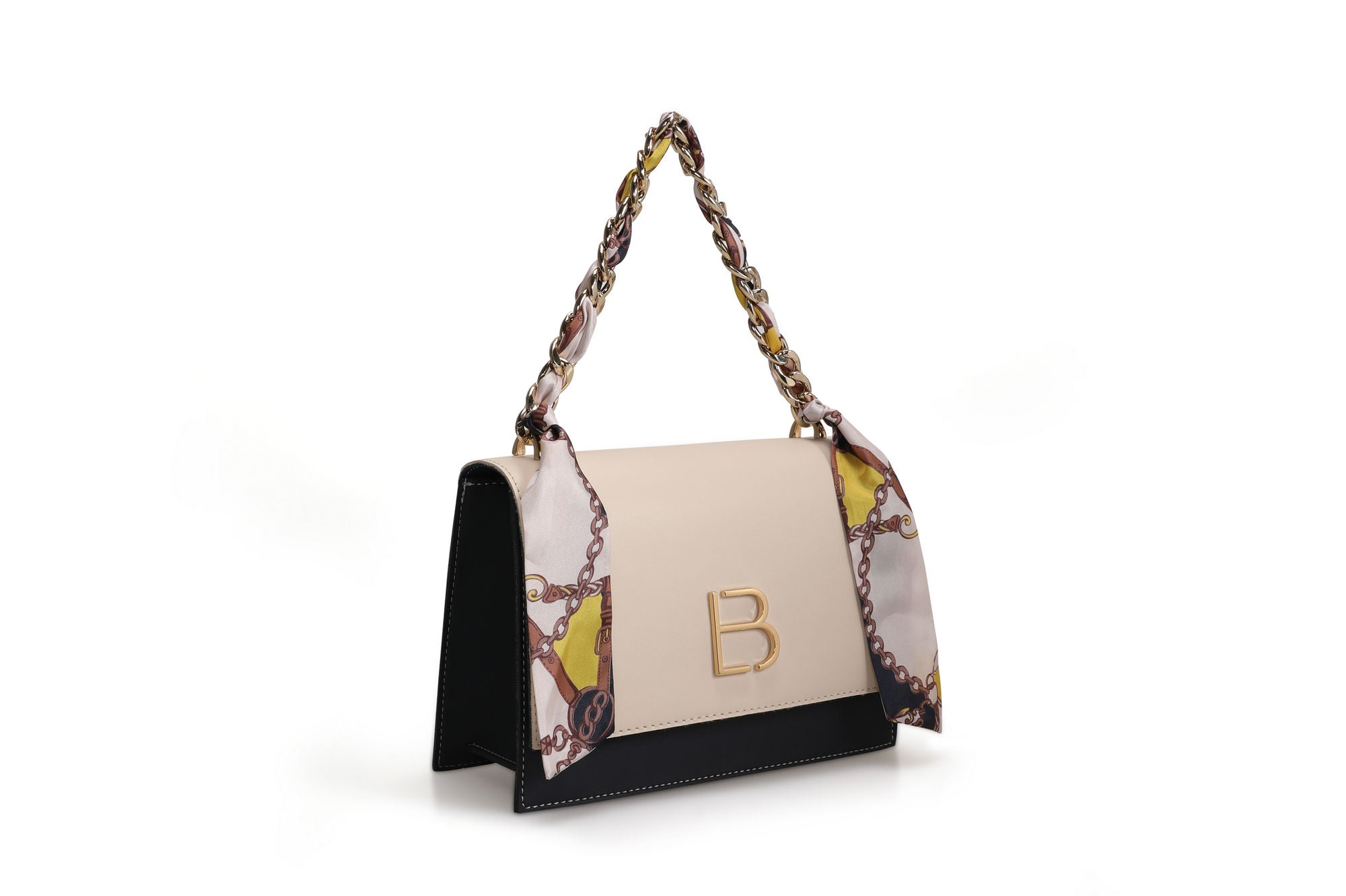 918 - Cream, Dark Blue