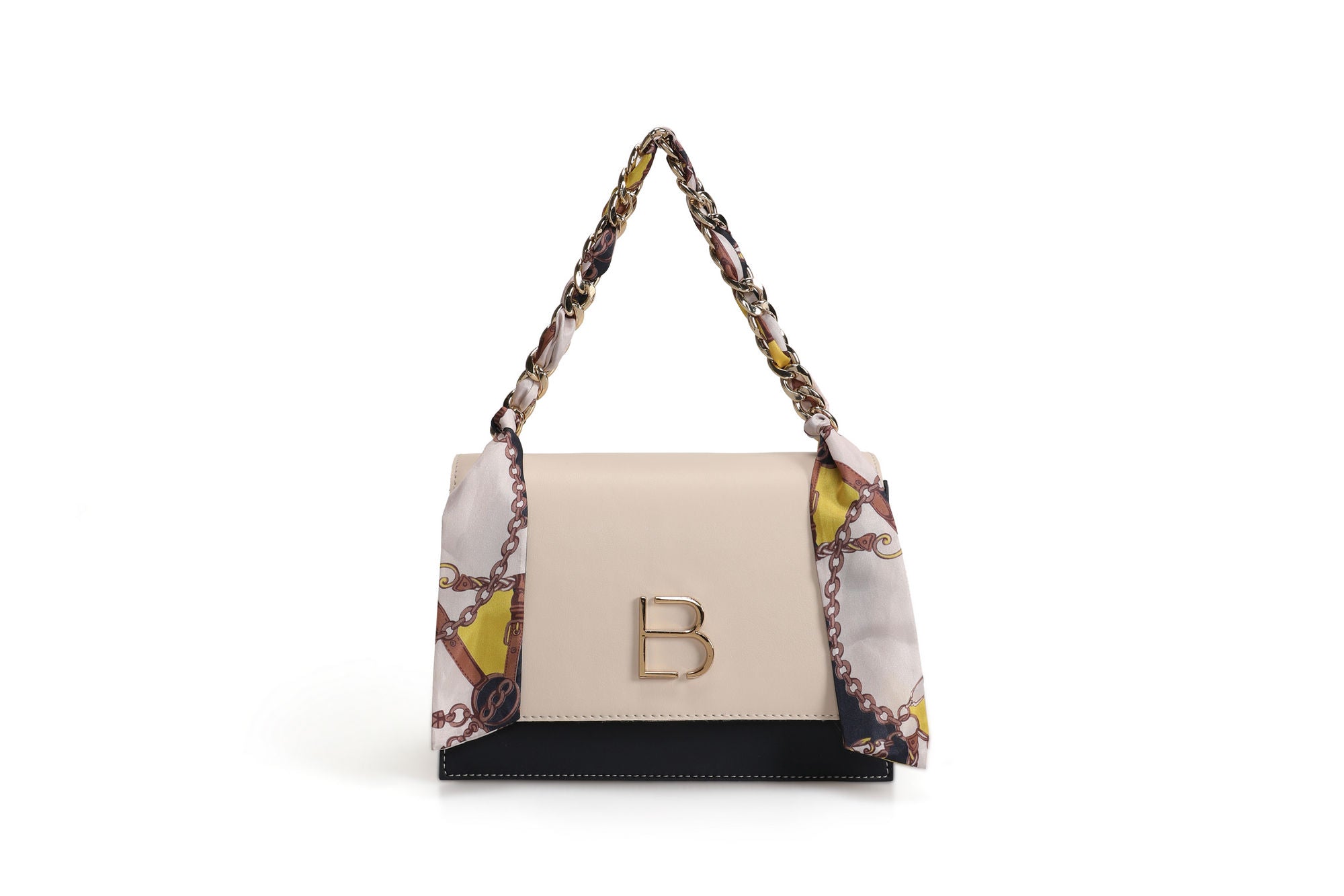 918 - Cream, Dark Blue