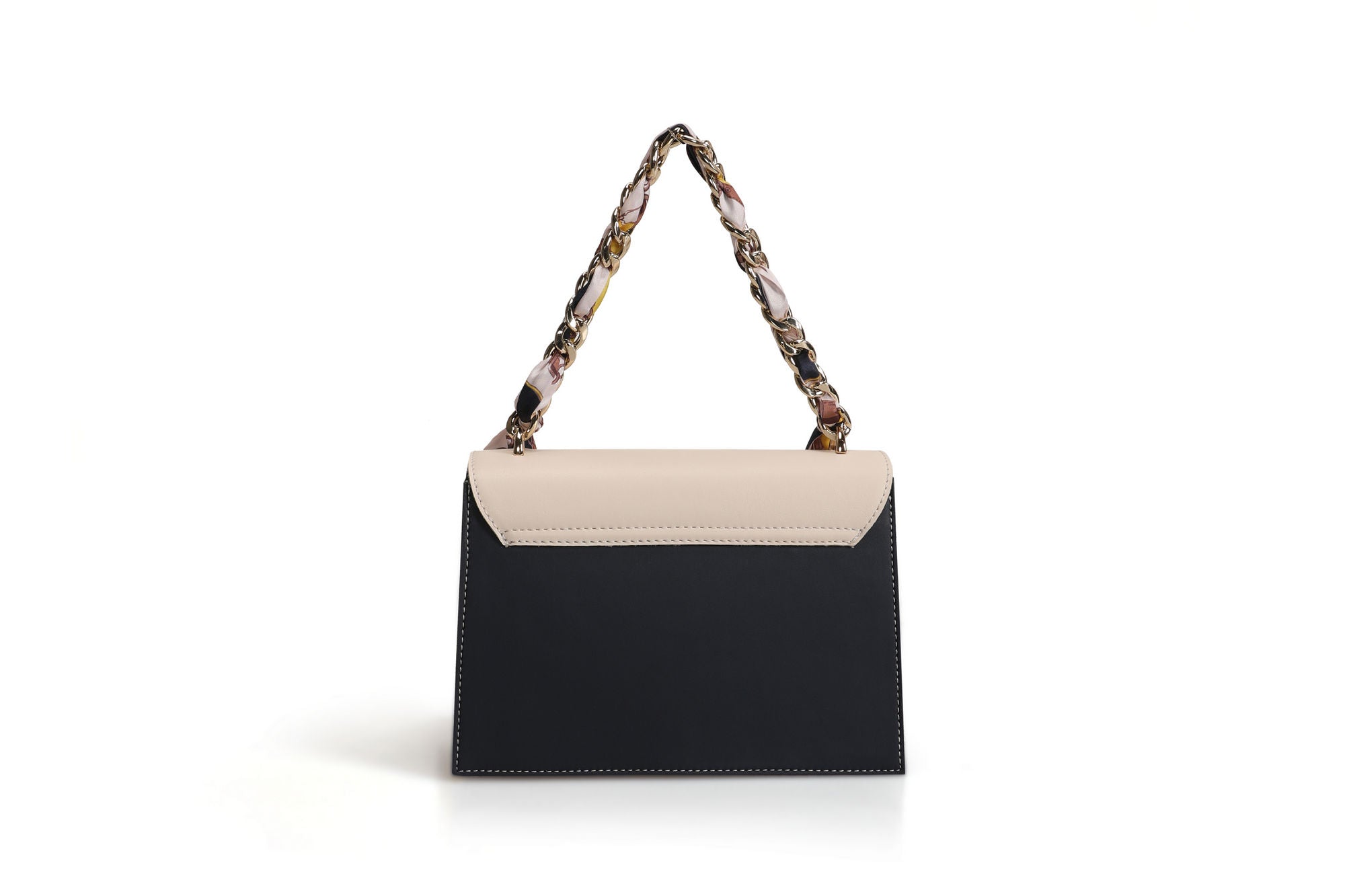 918 - Cream, Dark Blue