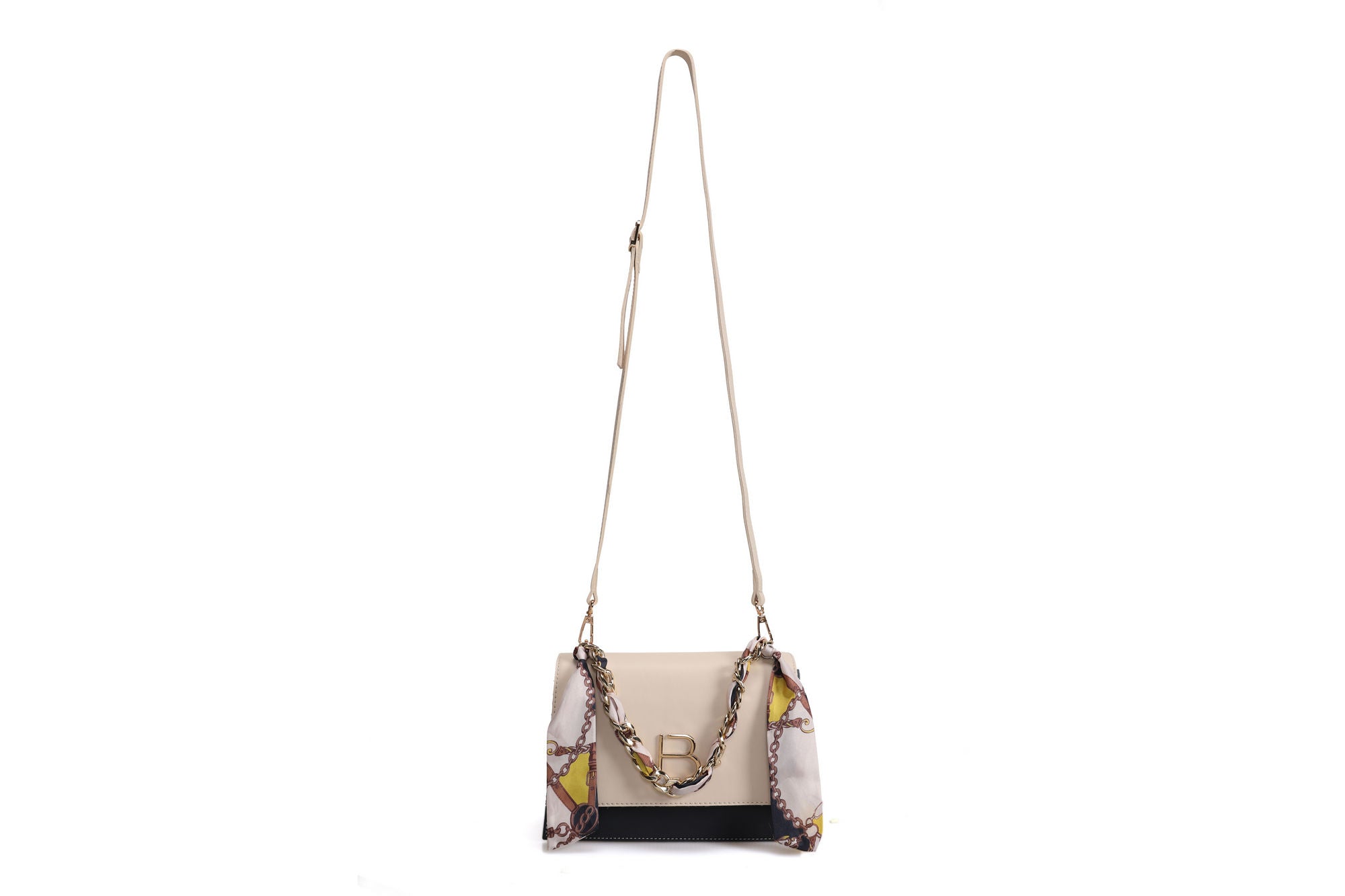 918 - Cream, Dark Blue