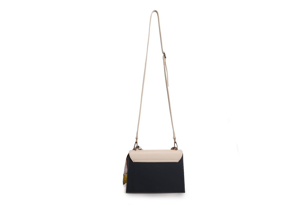 918 - Cream, Dark Blue
