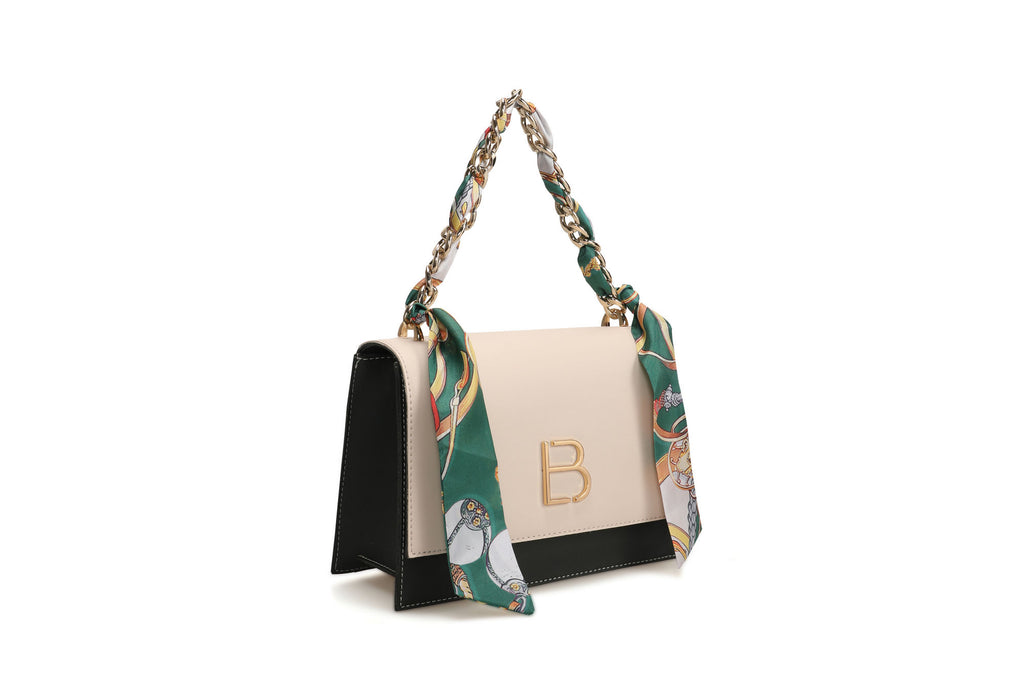 918 - Cream, Dark Green