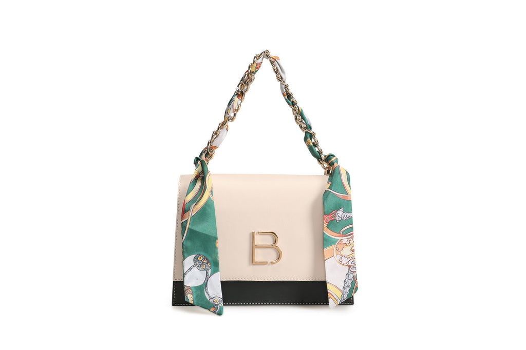 918 - Cream, Dark Green