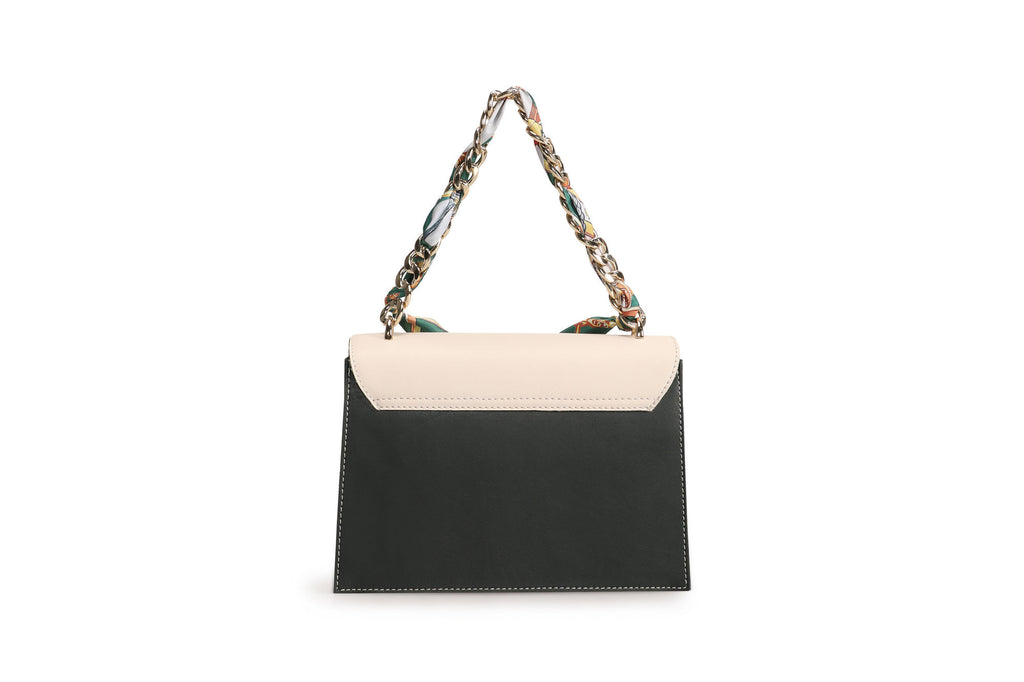 918 - Cream, Dark Green