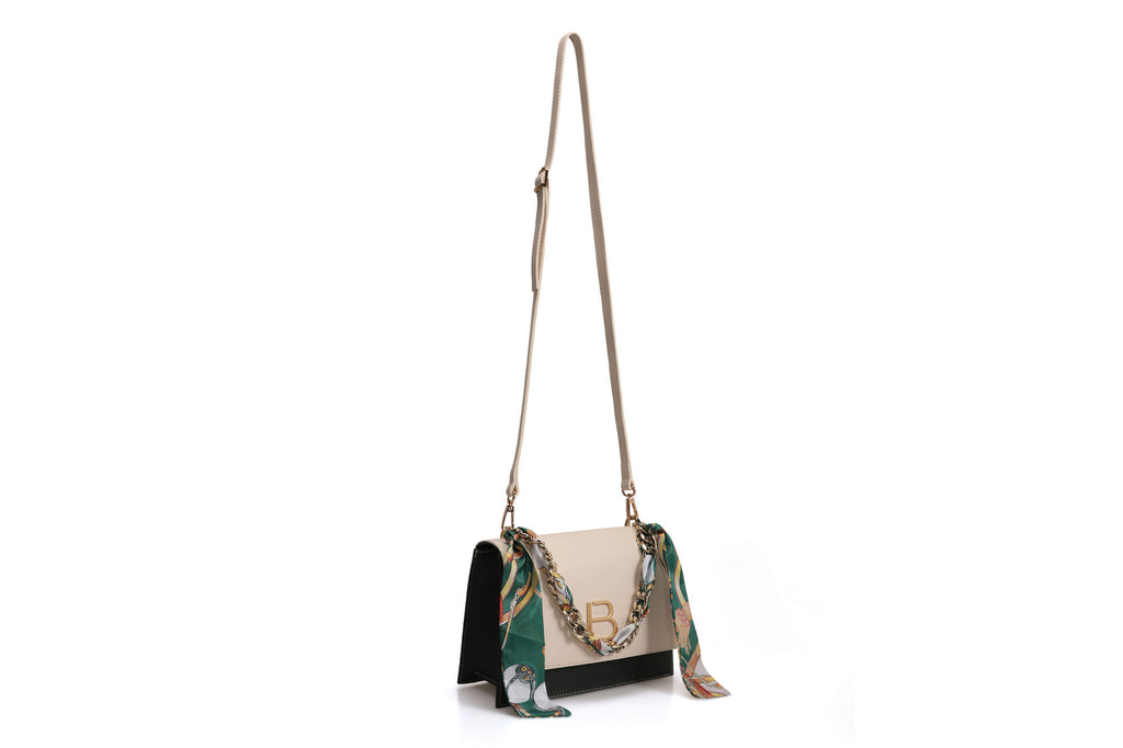 918 - Cream, Dark Green