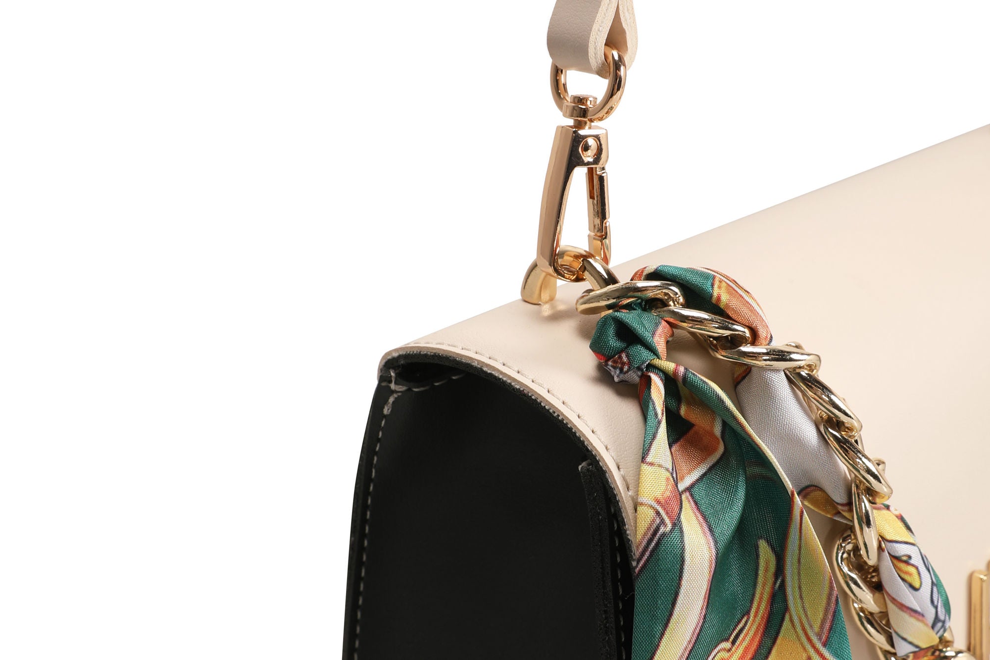 918 - Cream, Dark Green