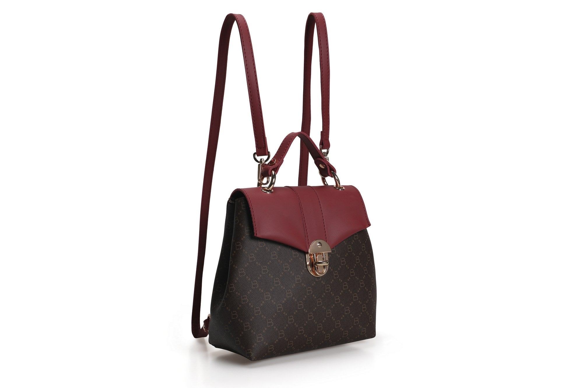 1214 v2 - Brown, Claret Red