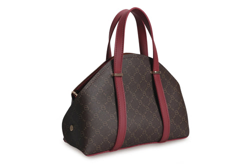 1233 - Brown, Claret Red