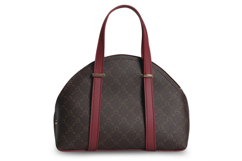 1233 - Brown, Claret Red