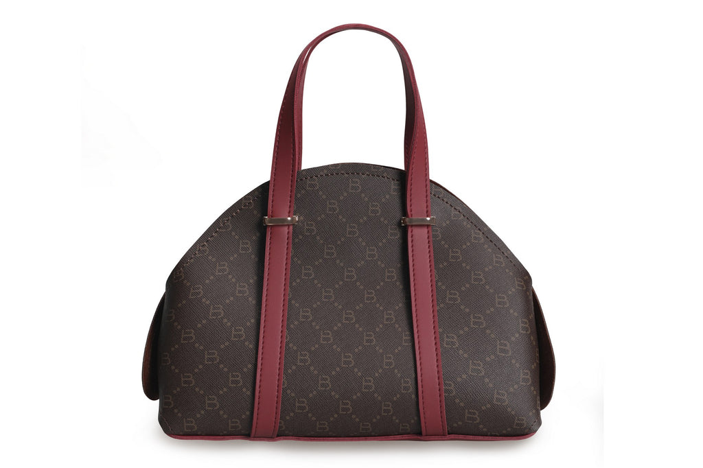 1233 - Brown, Claret Red
