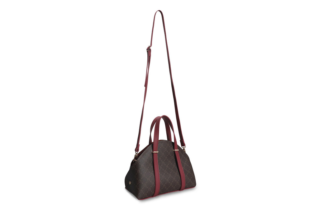 1233 - Brown, Claret Red
