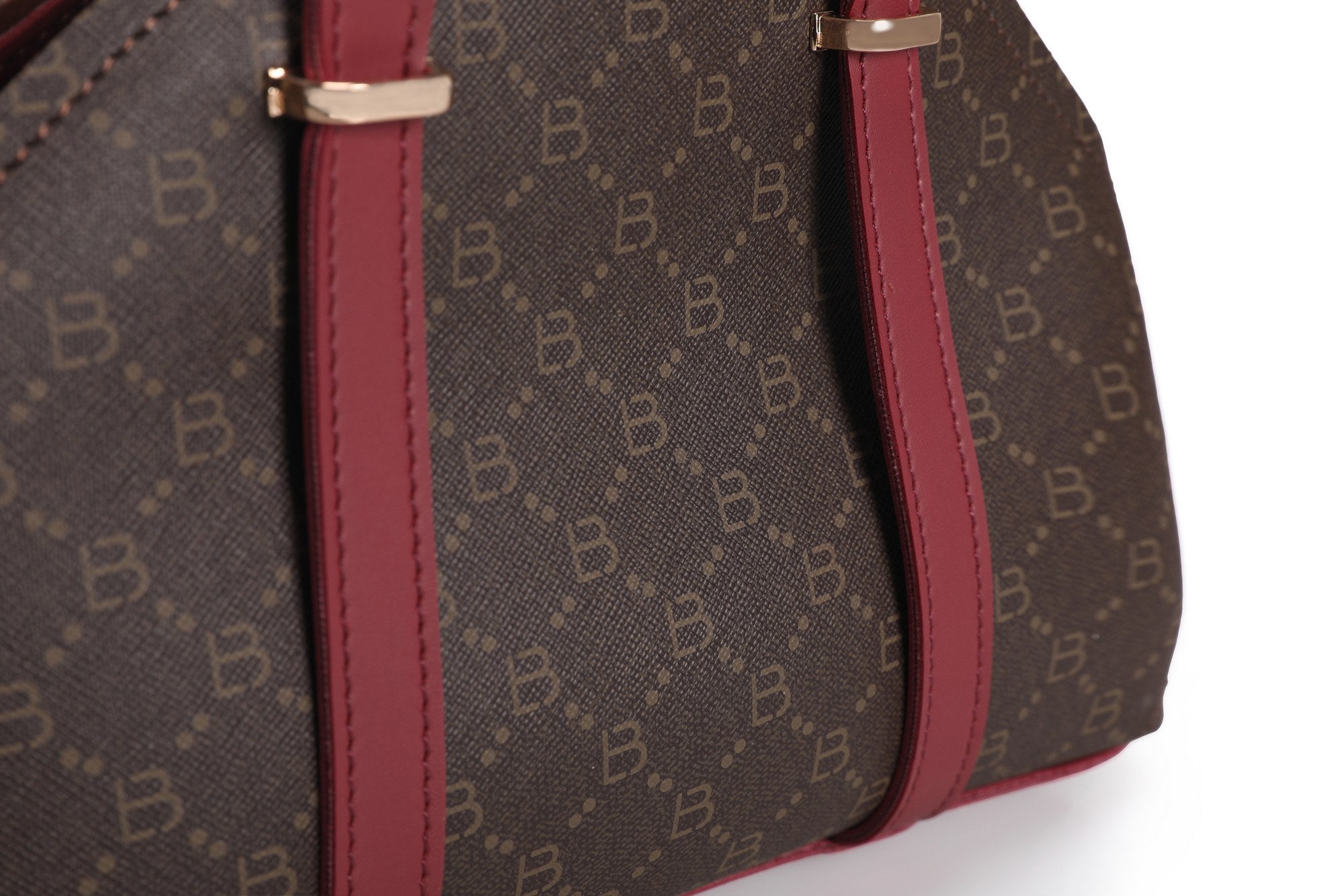 1233 - Brown, Claret Red