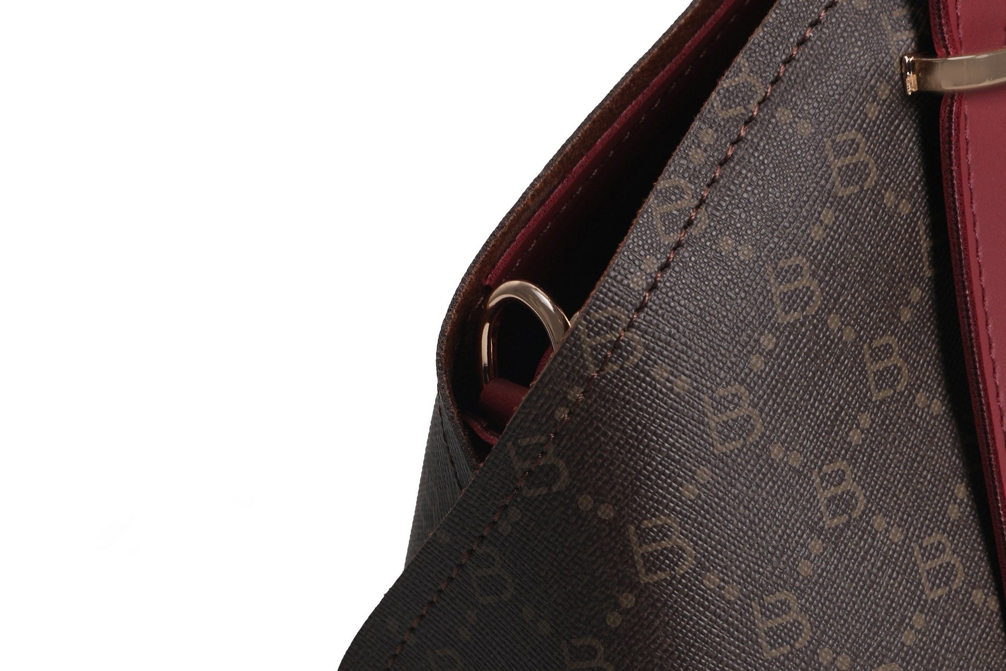 1233 - Brown, Claret Red
