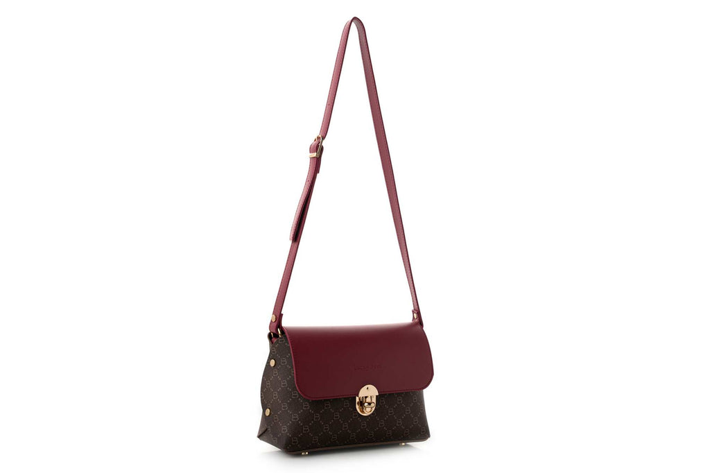 1278 - Brown, Claret Red