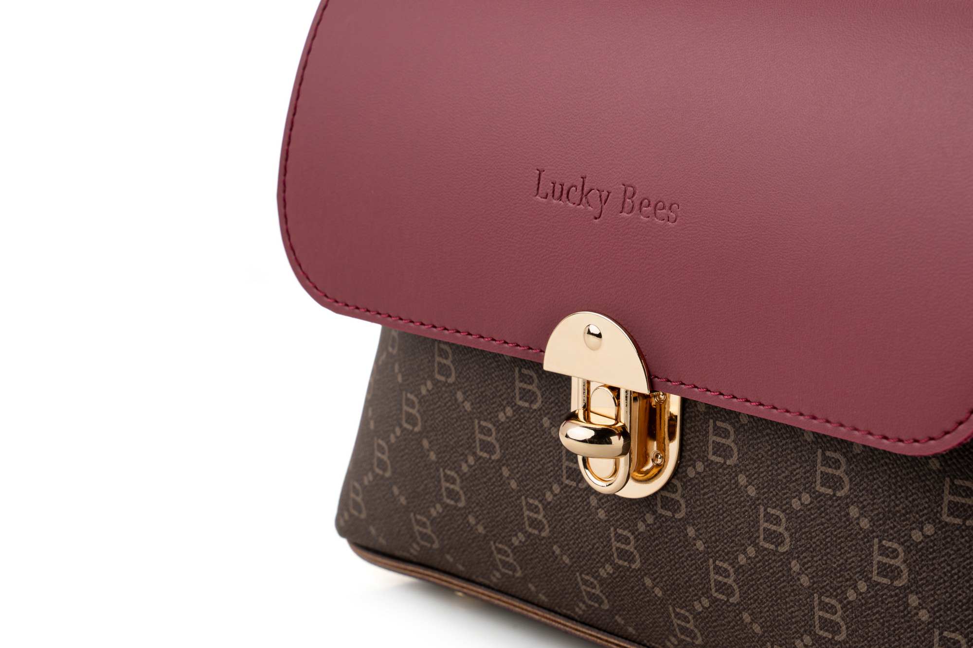 1278 - Brown, Claret Red