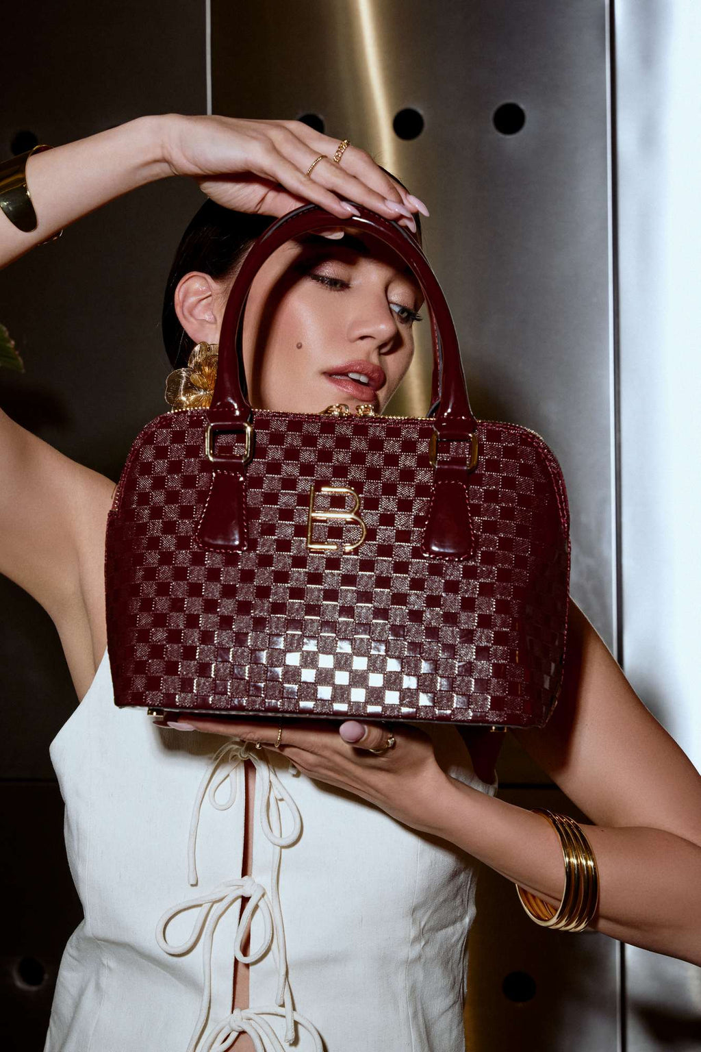Brigitte - Claret Red