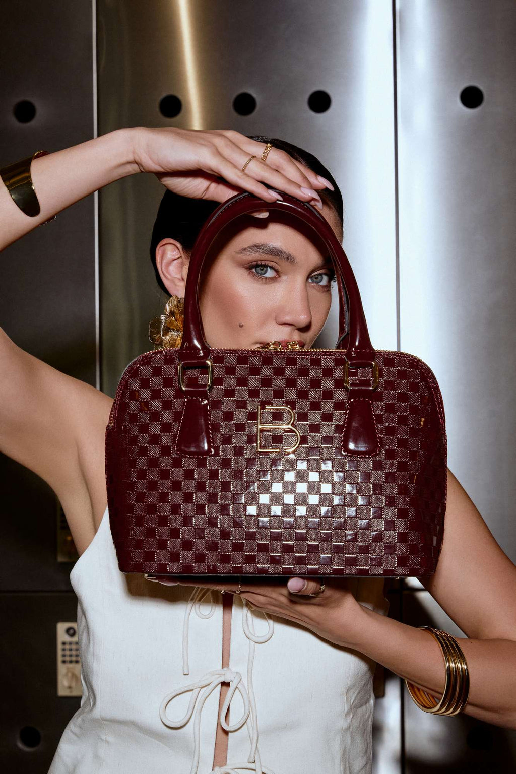 Brigitte - Claret Red